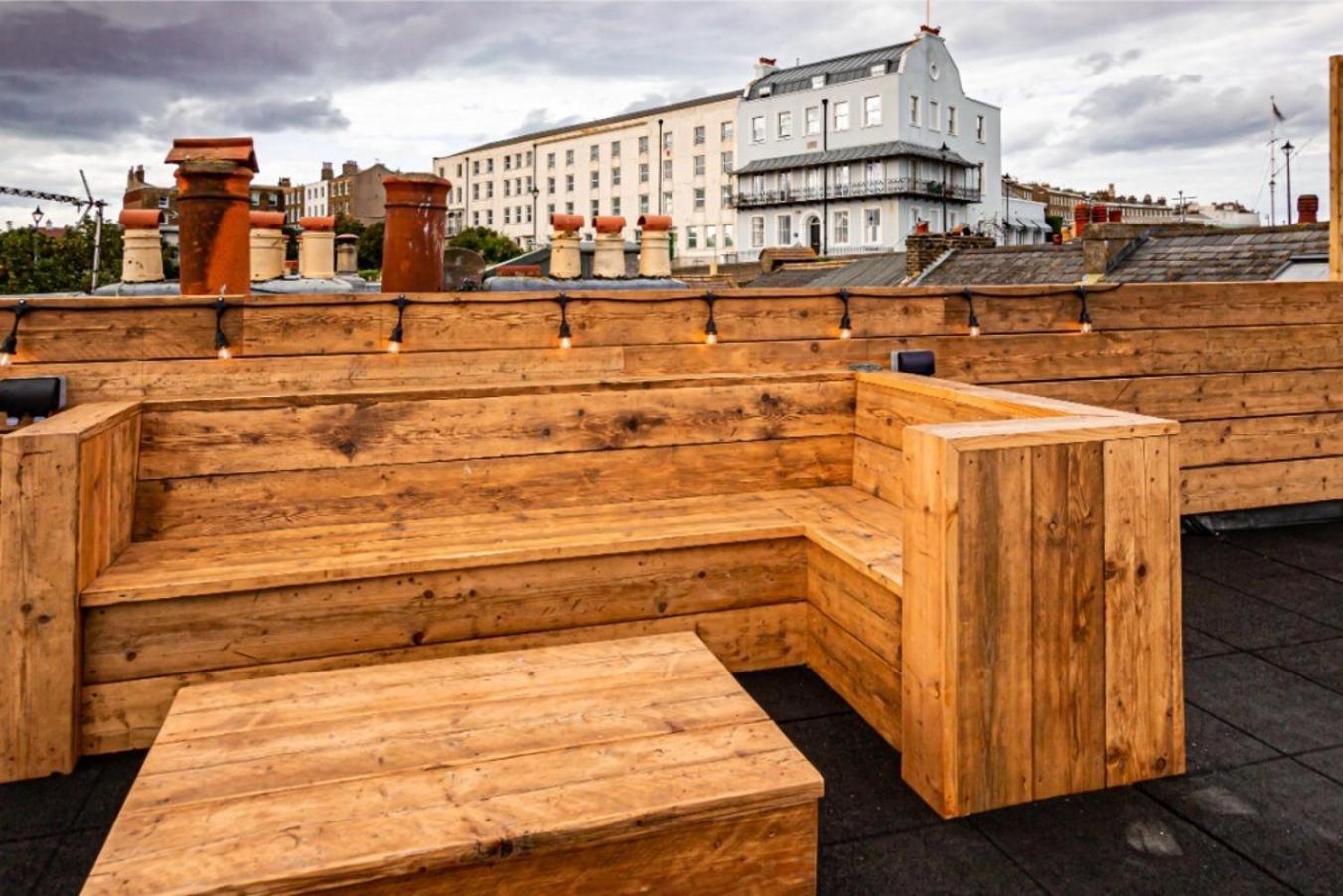 ラムズゲート Harbourside Roof Terrace & Sea Views By Adlivヴィラ エクステリア 写真